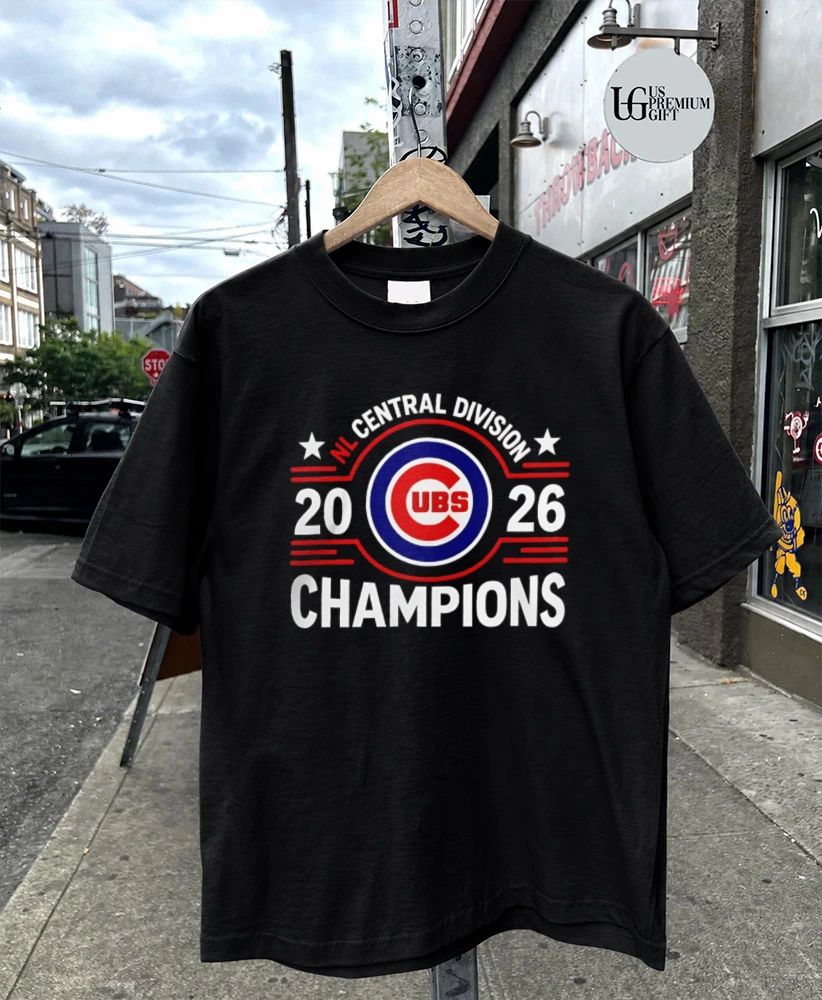 Chicago Cubs NL Central Division Champions 2026 shirt