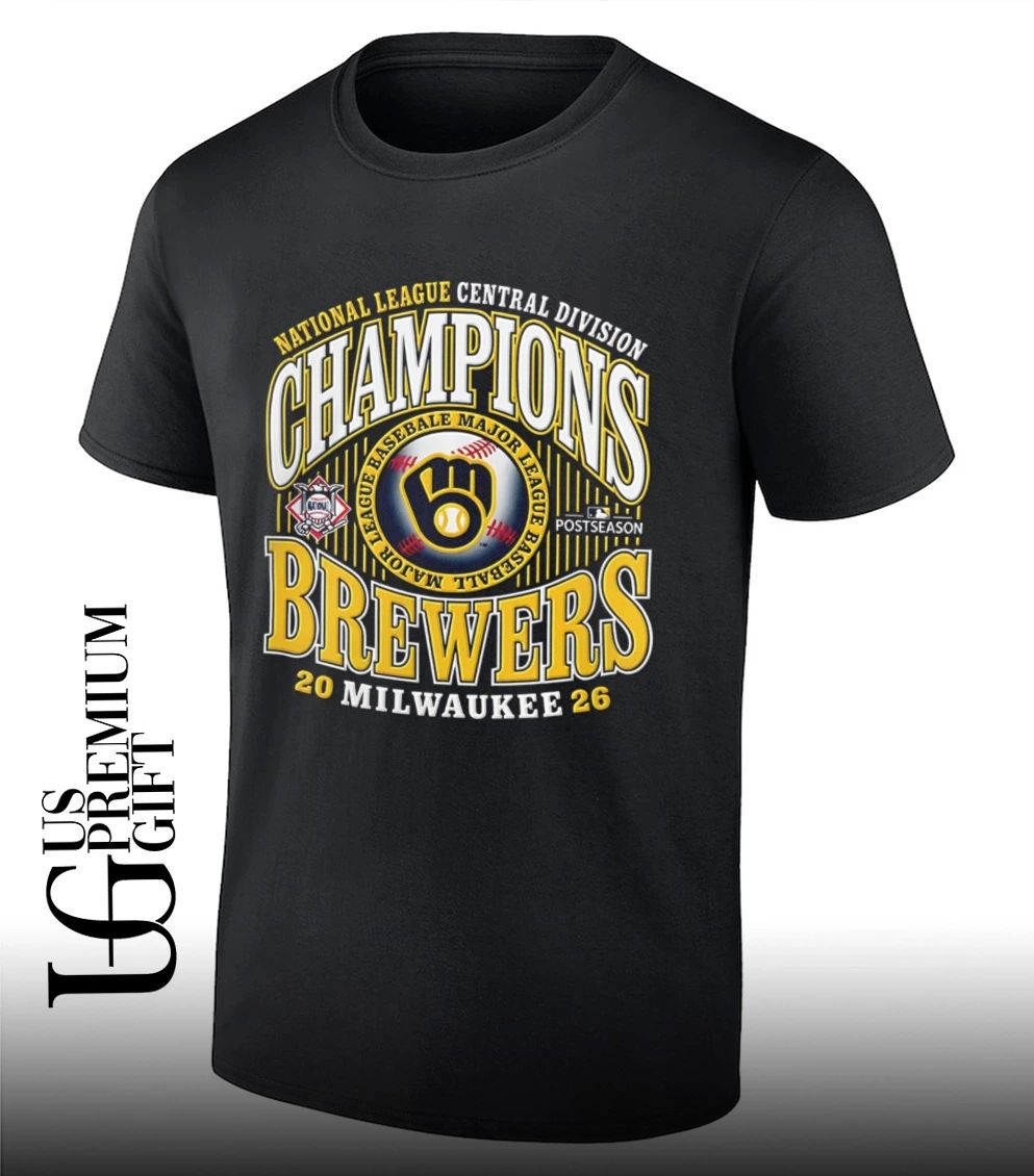 Milwaukee Brewers 2026 National League Central Division Champions shirt