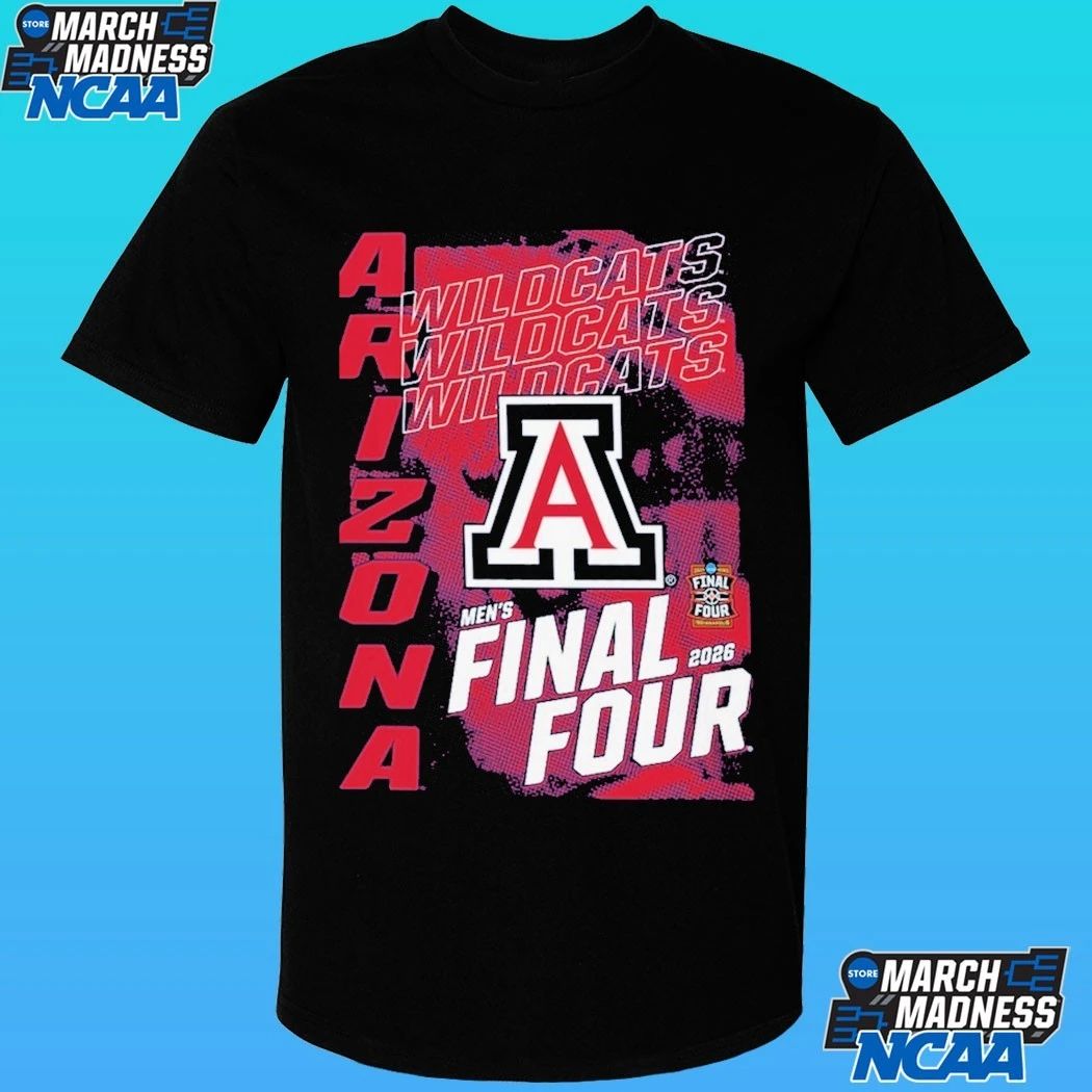 Arizona Wildcats Outerstuff Youth 2026 Ncaa Men’s Basketball Tournament March Madness Final Four Shirt