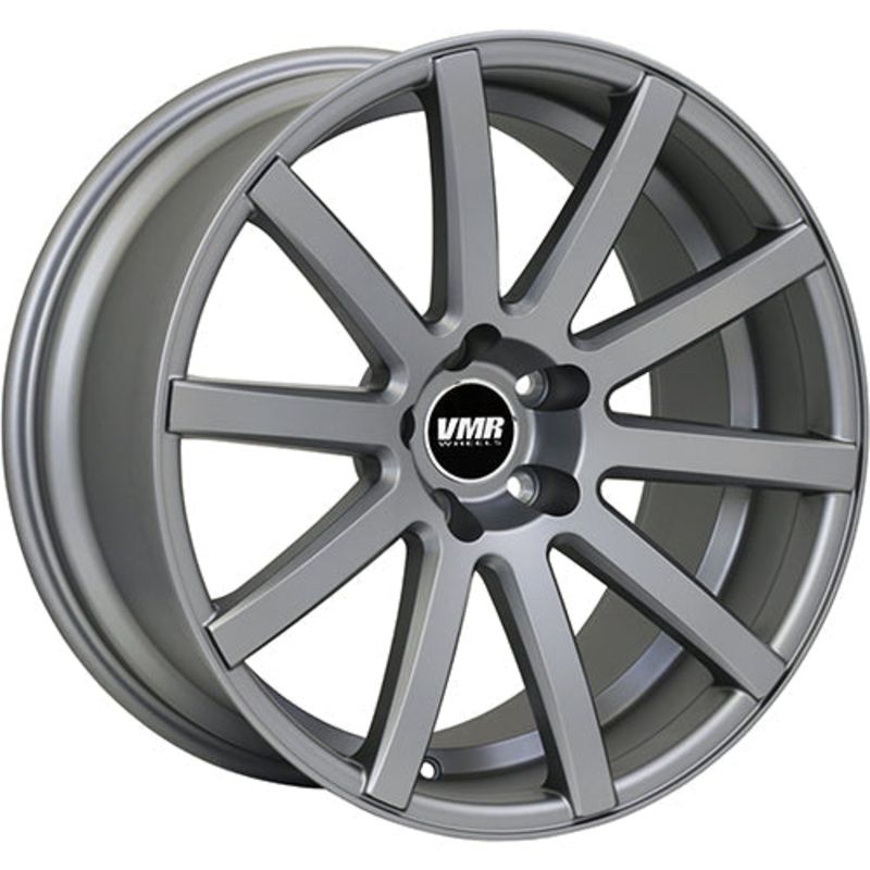 VMR Wheels V702 Matte Gunmetal Gray /w Brushed Spoke Faces 18×8.5 | 5×112 (V13978)