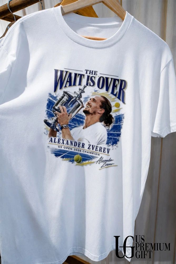 Alexander Zverev The Wait Is Over US Open 2026 Grand Slam signature shirt
