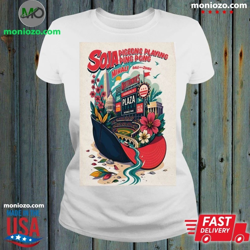 Original SOJA 8 1 2026 Washington DC Poster Shirt