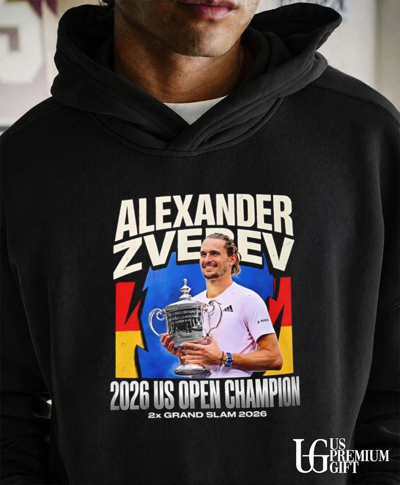 Alexander Zverev 2026 US Open Champion graphic shirt