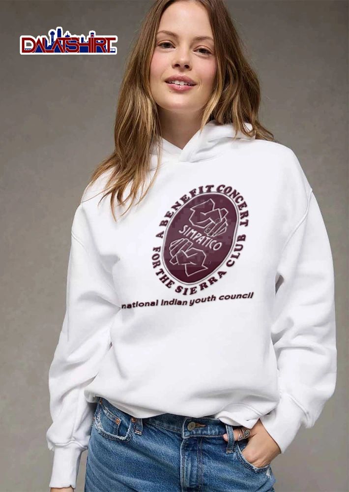 Sierra Club A Benefit Concert For The Sierra Club Simpatico two hands clasping oval emblem shirt