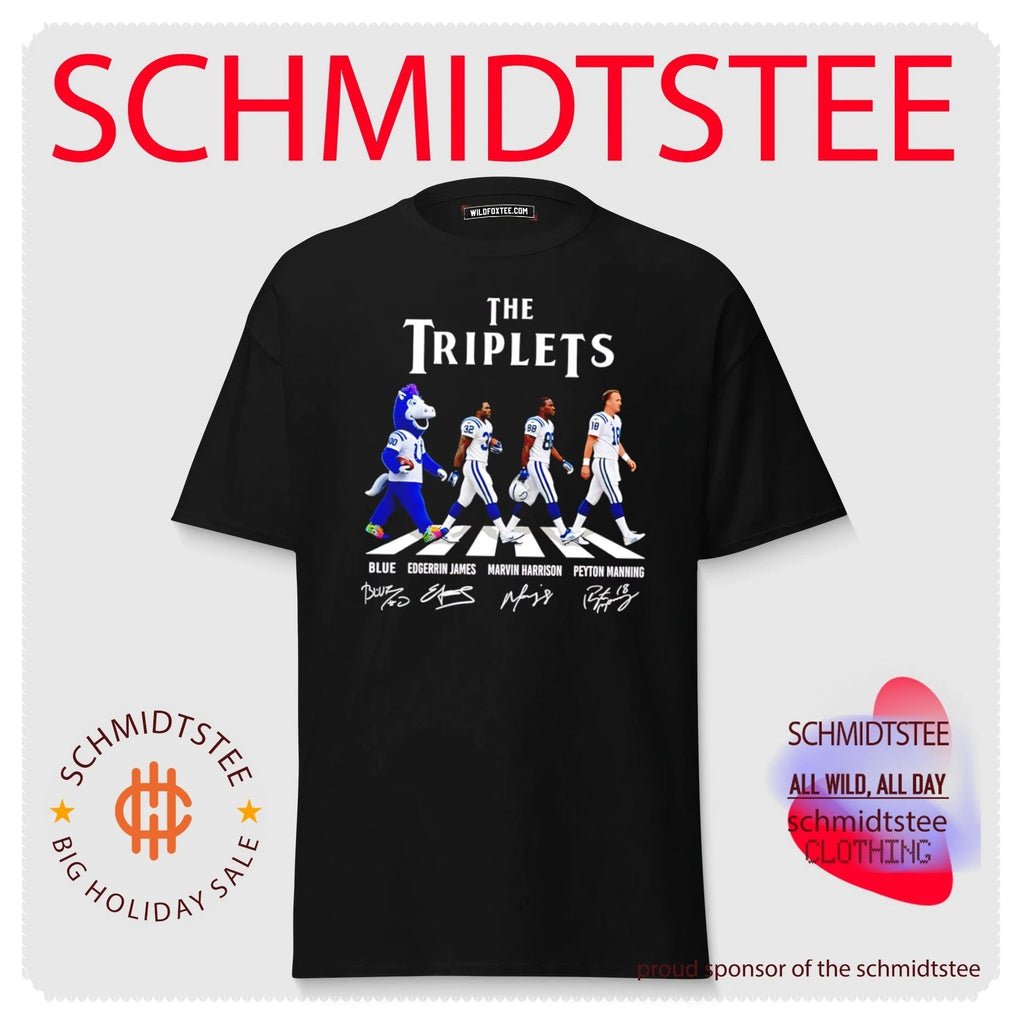 Indianapolis Colts The Triplets Abbey Road signature shirt