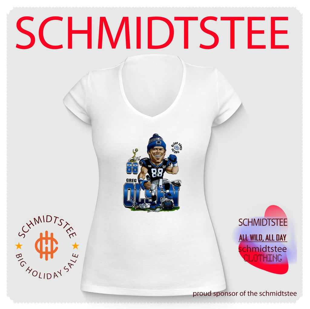 Greg Olsen Carolina Panthers Glory Days Icons Caricature shirt