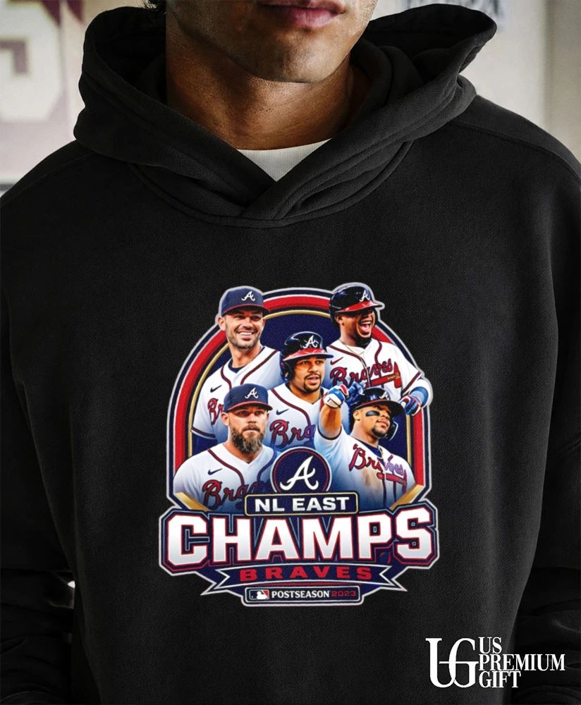Atlanta Braves NL East Champions 2023 Postseason Baseball graphic shirt