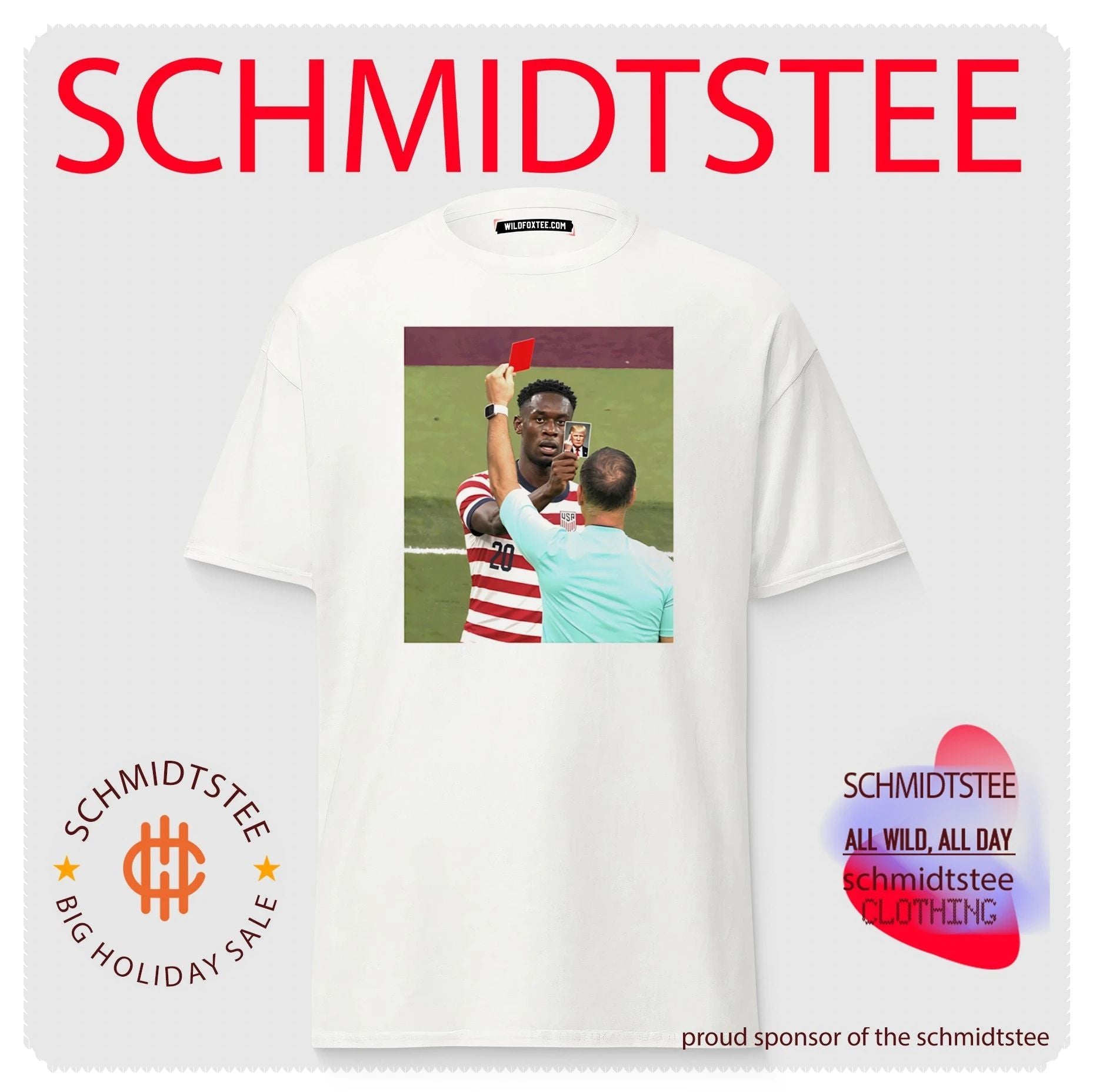 Folarin Balogun Trump Card Red Card Shirt