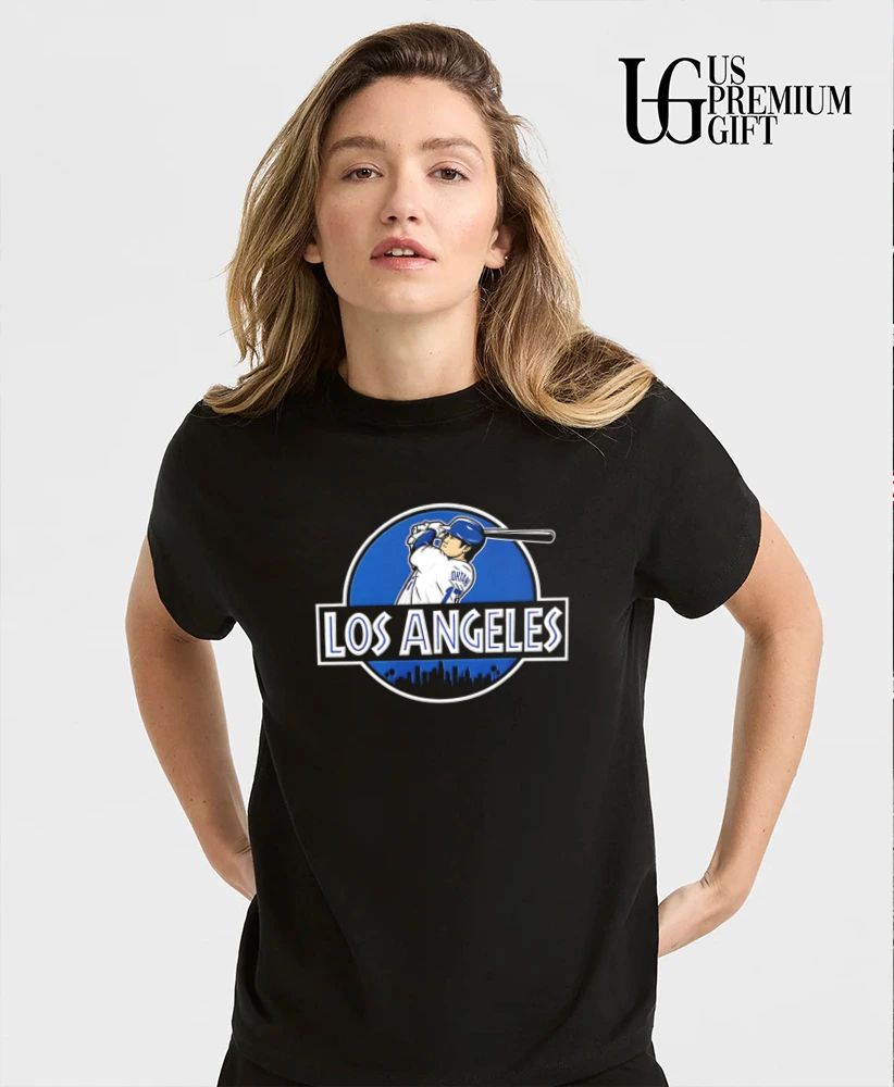 Shohei Ohtani Los Angeles Dodgers Dinosaurs logo shirt