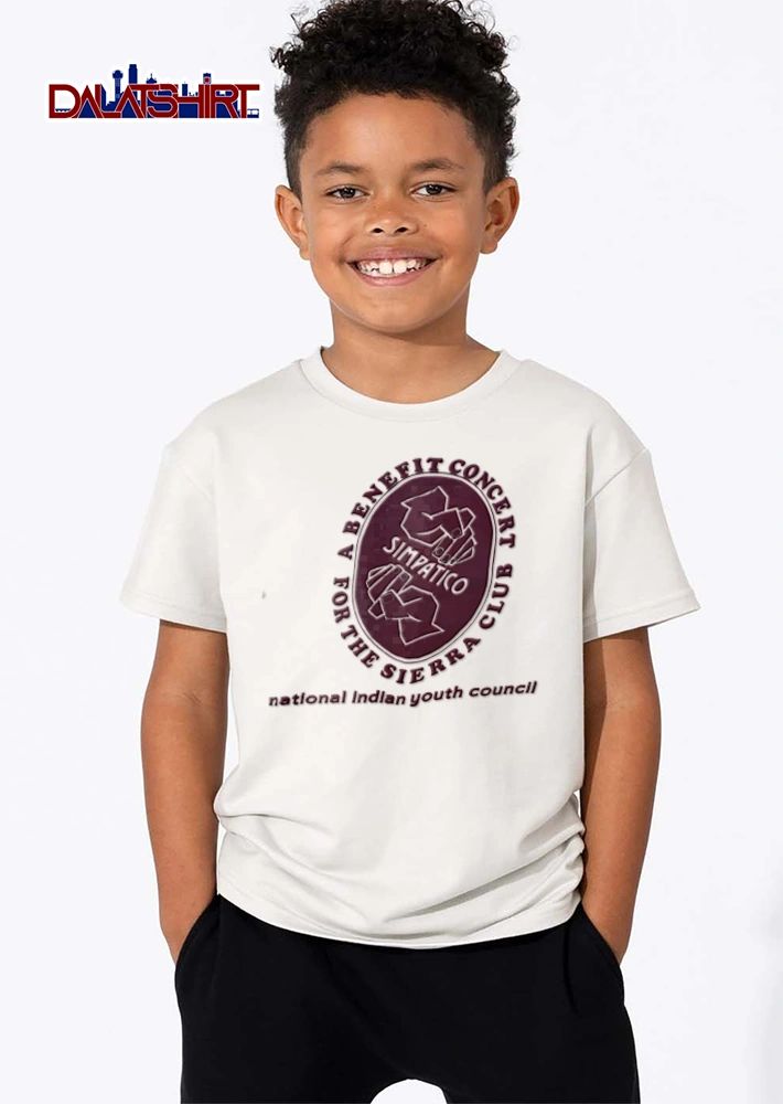 Sierra Club A Benefit Concert For The Sierra Club Simpatico two hands clasping oval emblem shirt