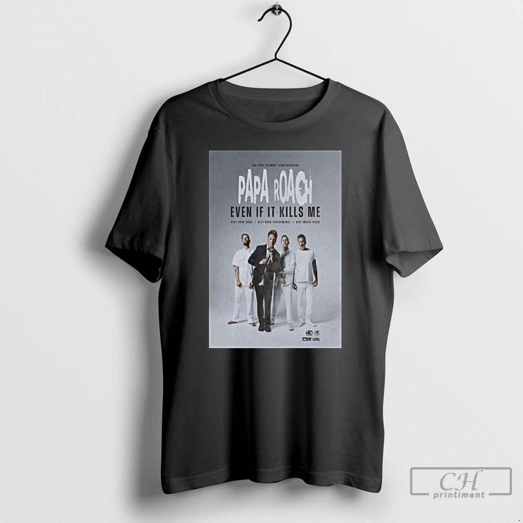 Classic Papa Roach Even If It Kills Me 2025 Tour Long Sleve T Shirts