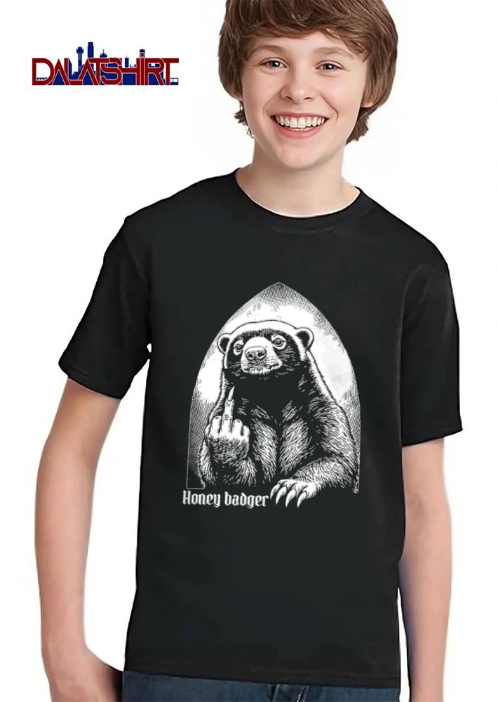 Honey Badger Giving Middle Finger shirt