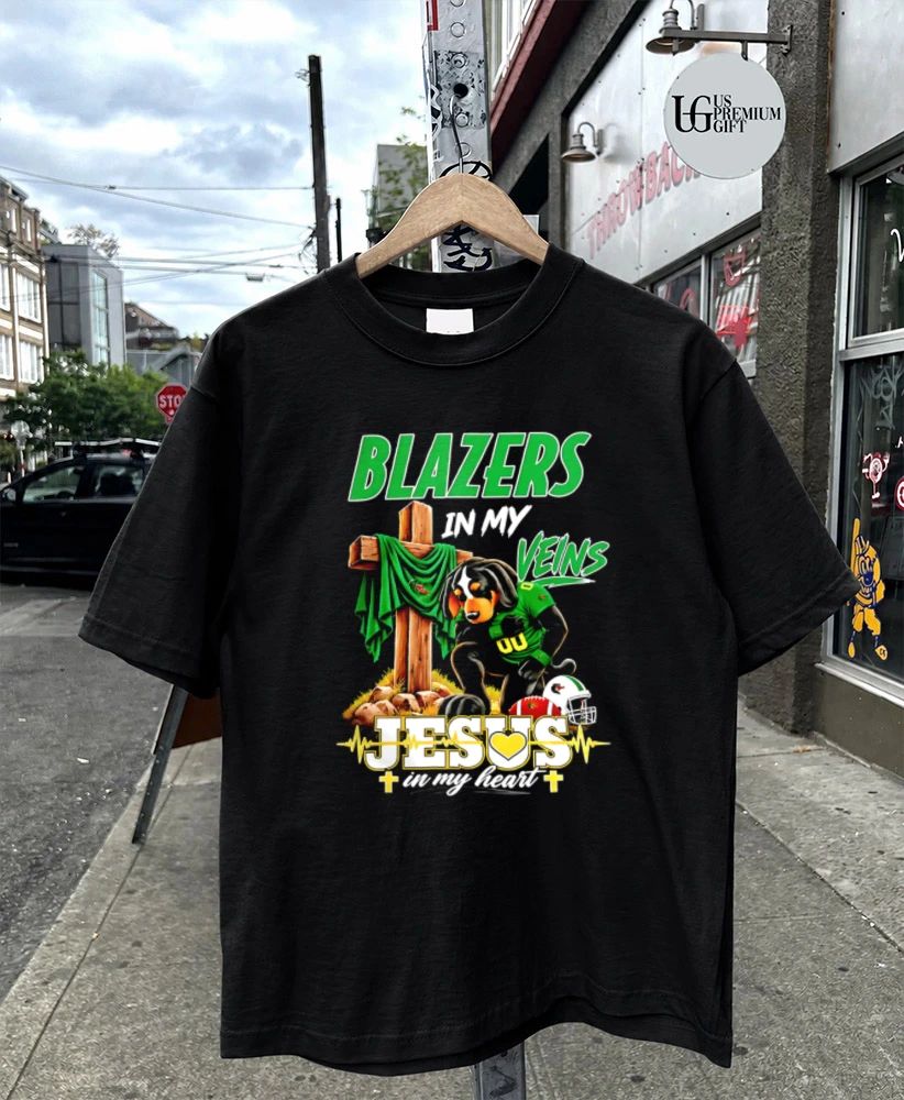 UAB Blazers Dog In My Veins Jesus In My Heart Faith Football mascot shirt