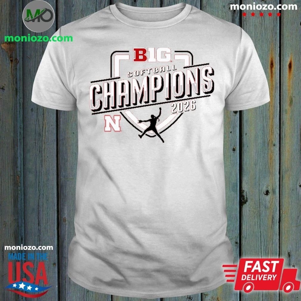 Original Nebraska Cornhuskers Big Softball Champions 2026 Shirt