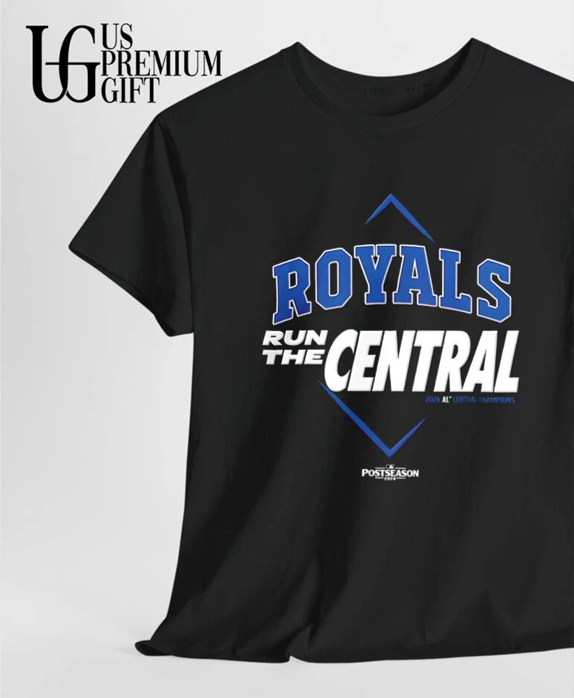 Run The Central Kansas City Royals 2026 AL Central Division Champions shirt