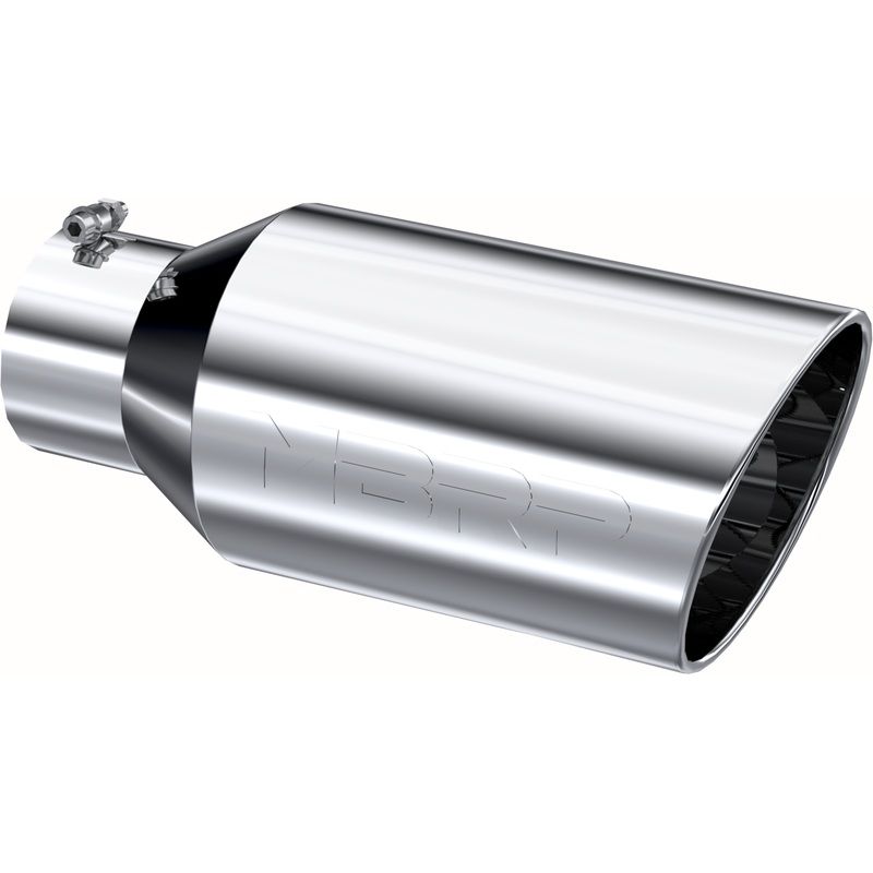 MBRP Single Wall Rolled Angle Cut 8-Inch Outlet | Universal (T5129)
