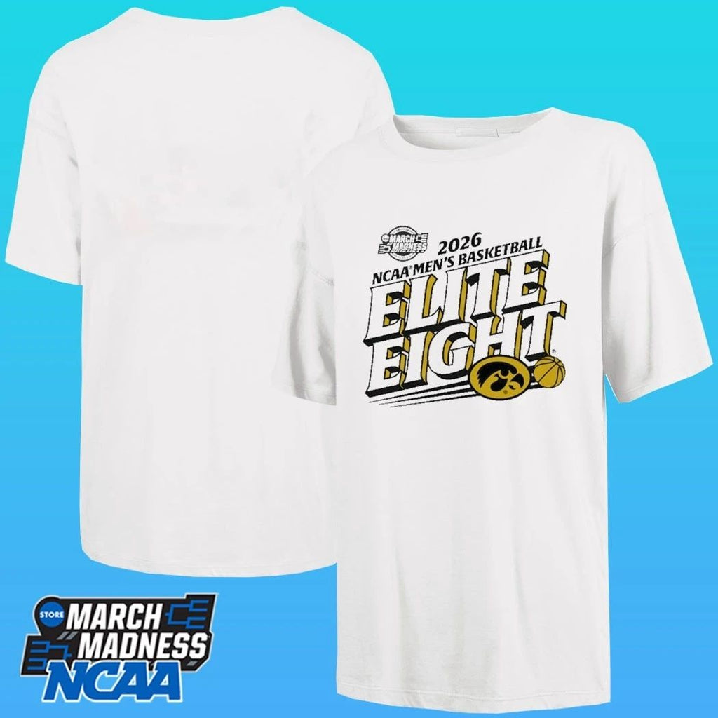 Iowa Hawkeyes 2026 Ncaa Men’s Basketball Elite Eight March Madness Shirt