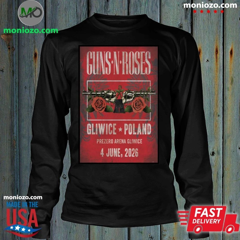 Original Guns N’ Roses In Gliwice Poland On June 4 2026 Poster Shirt