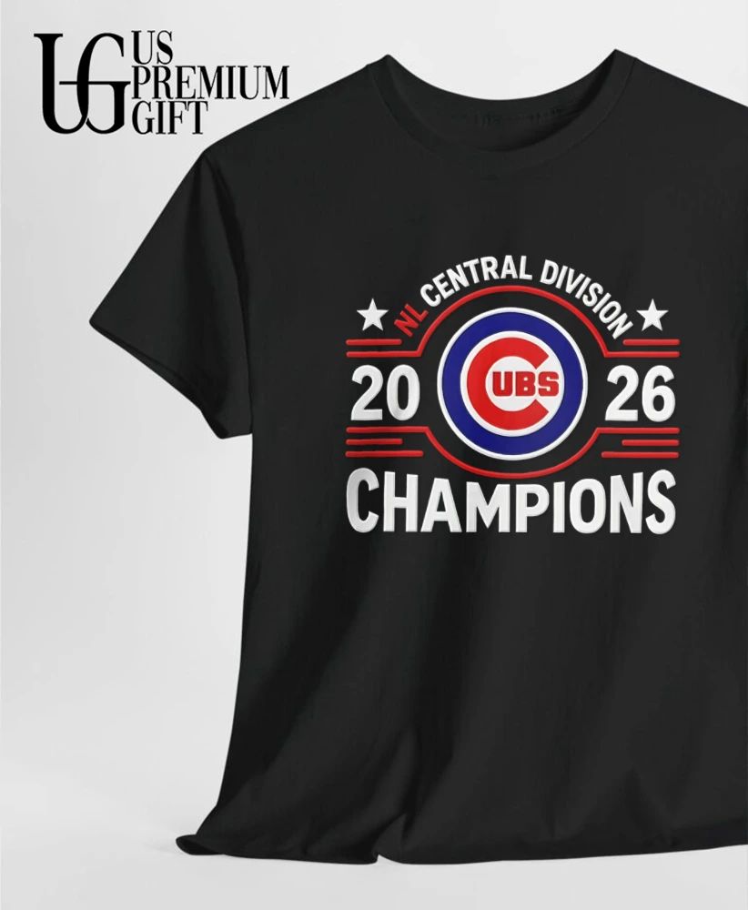Chicago Cubs NL Central Division Champions 2026 shirt