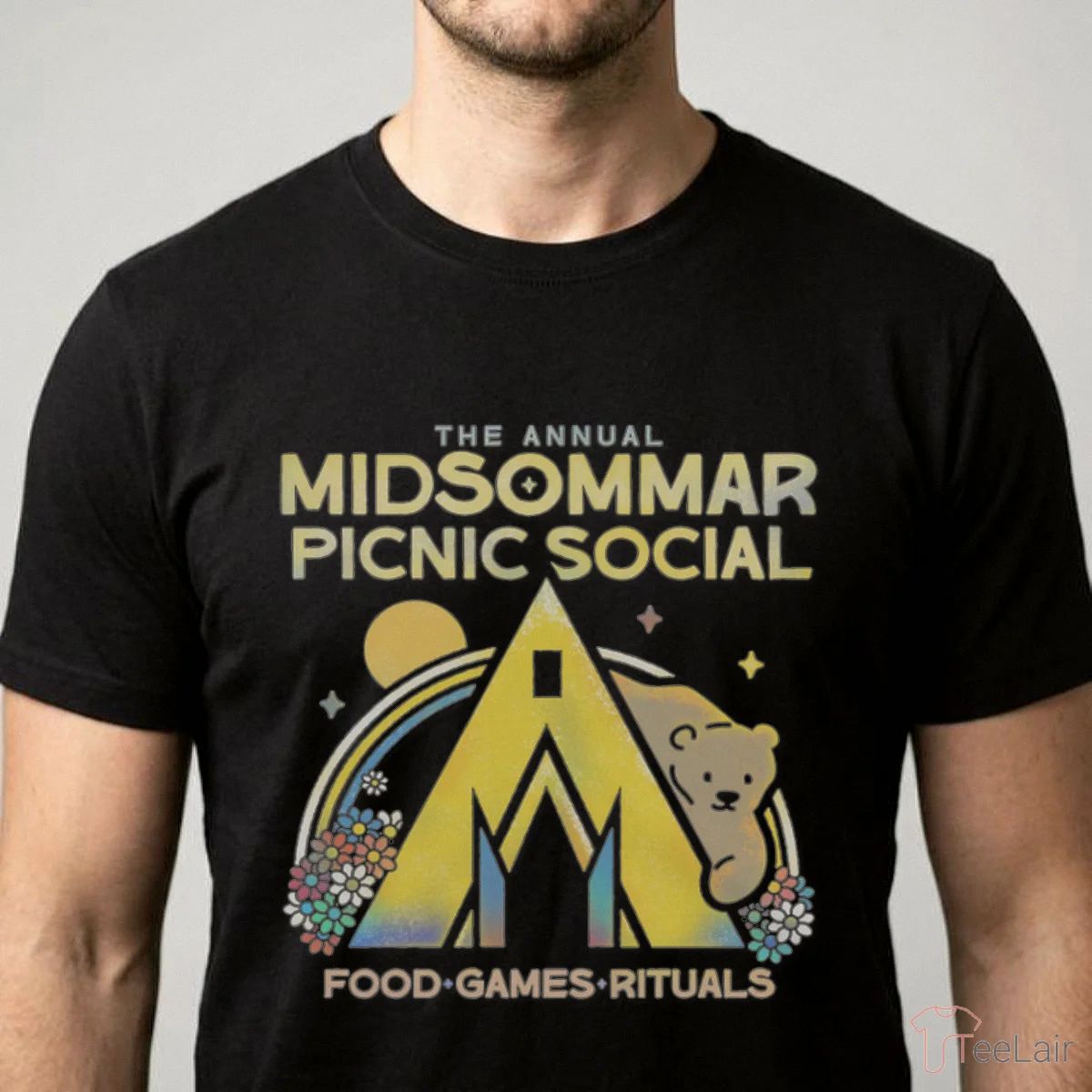 The Annual Midsommar Picnic Social Limited Edition Drop Men’S Relaxed Fit Tee Shirt