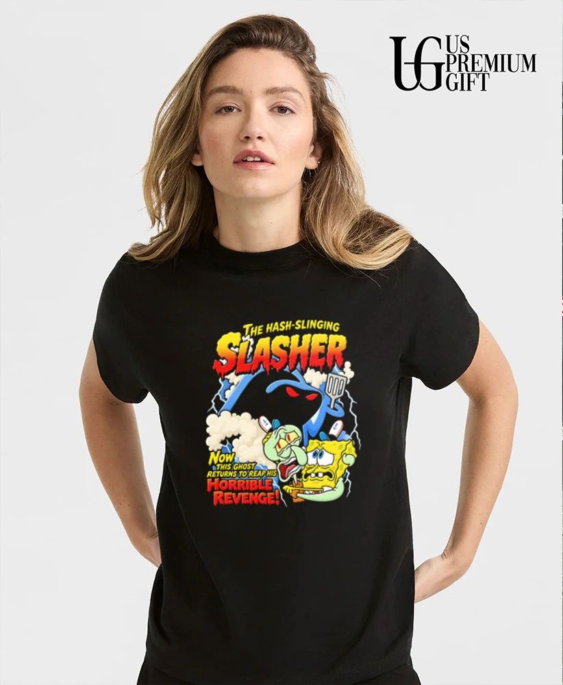 Hash-Slinging Slasher and Squidward Revenge shirt