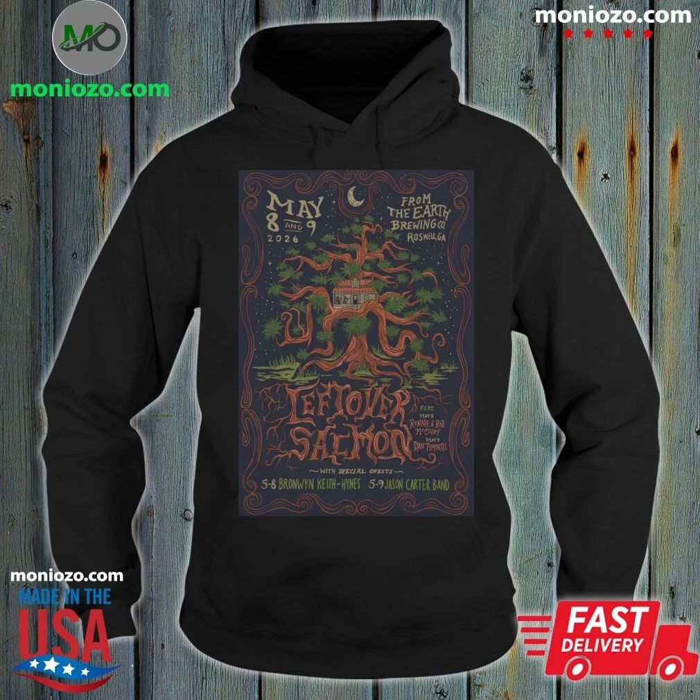 Leftover Salmon In Roswell GA On May 8-9 2026 Tour Poster Shirt