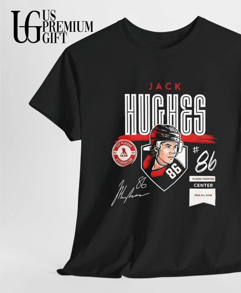 Jack Hughes 2023 All Star Center New Jersey Devils signature shirt