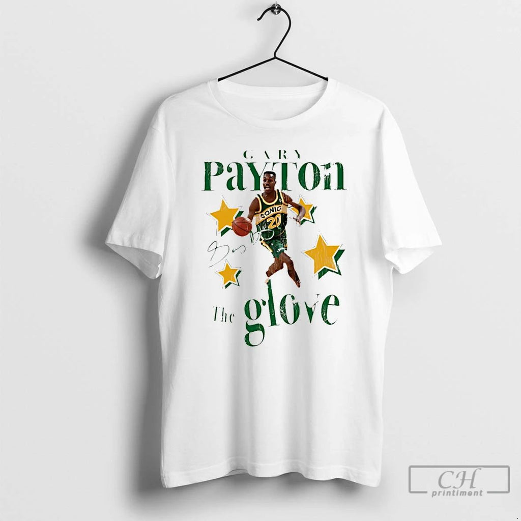 Classic Gary Payton The Glove Retro 90s Basketball T Shirts Hoodie Longsleeve