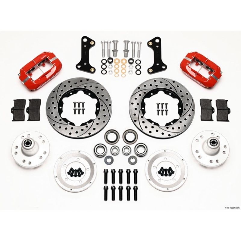 Wilwood 140-10996-DR HD Front Brake Kit 67-72 Camaro/Nova Drilled
