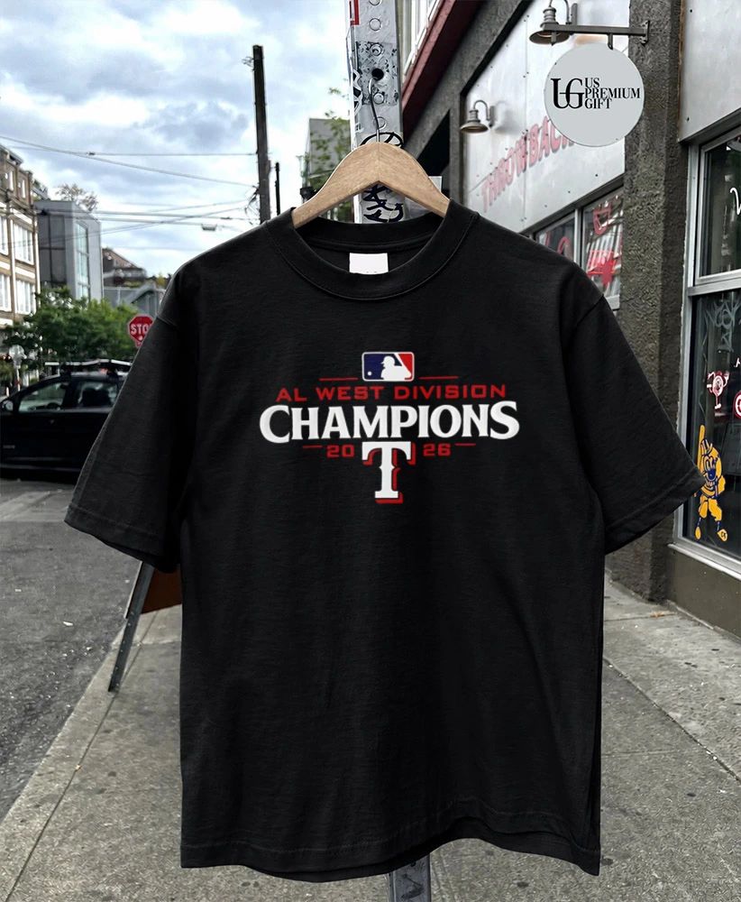 Texas Rangers AL West Division Champions 2026 shirt