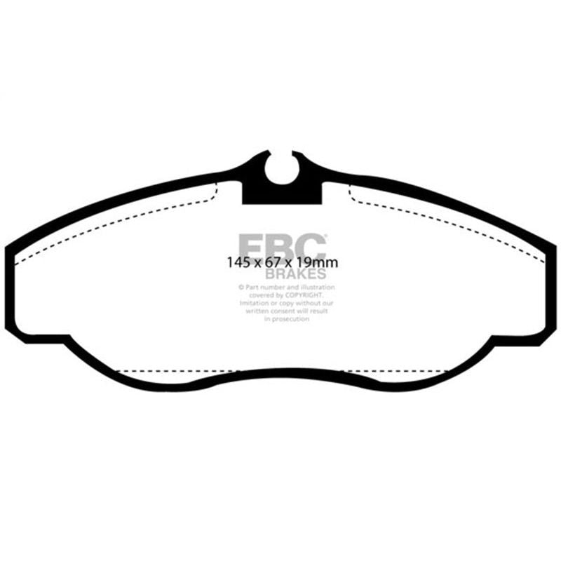 EBC 99-03 Land Rover Discovery (Series 2) 4.0 Ultimax2 Front Brake Pads