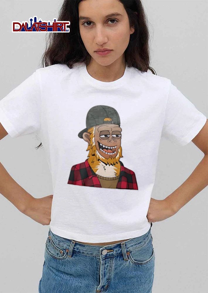 Monkey cartoon wearing baseball cap shirt