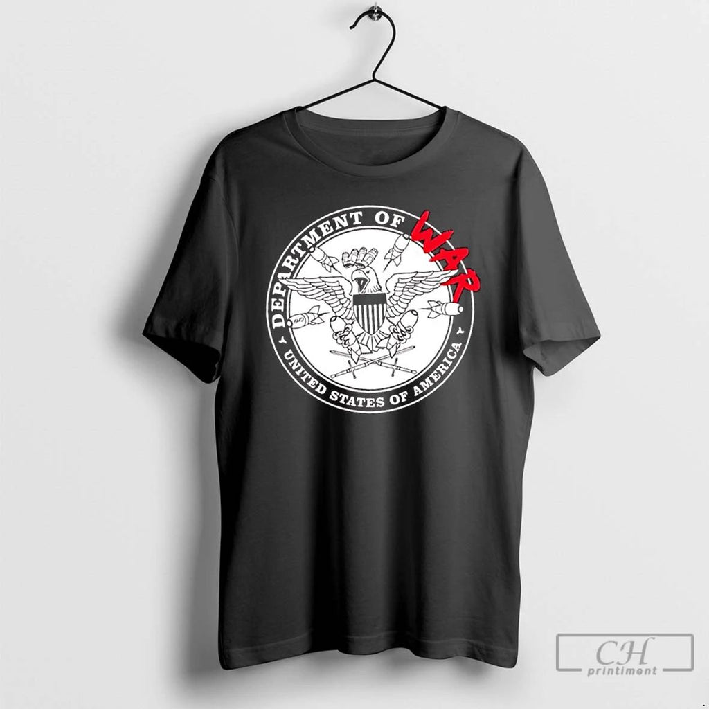Classic Department Of War Usa Bald Eagle T Shirts Hoodie Longsleeve