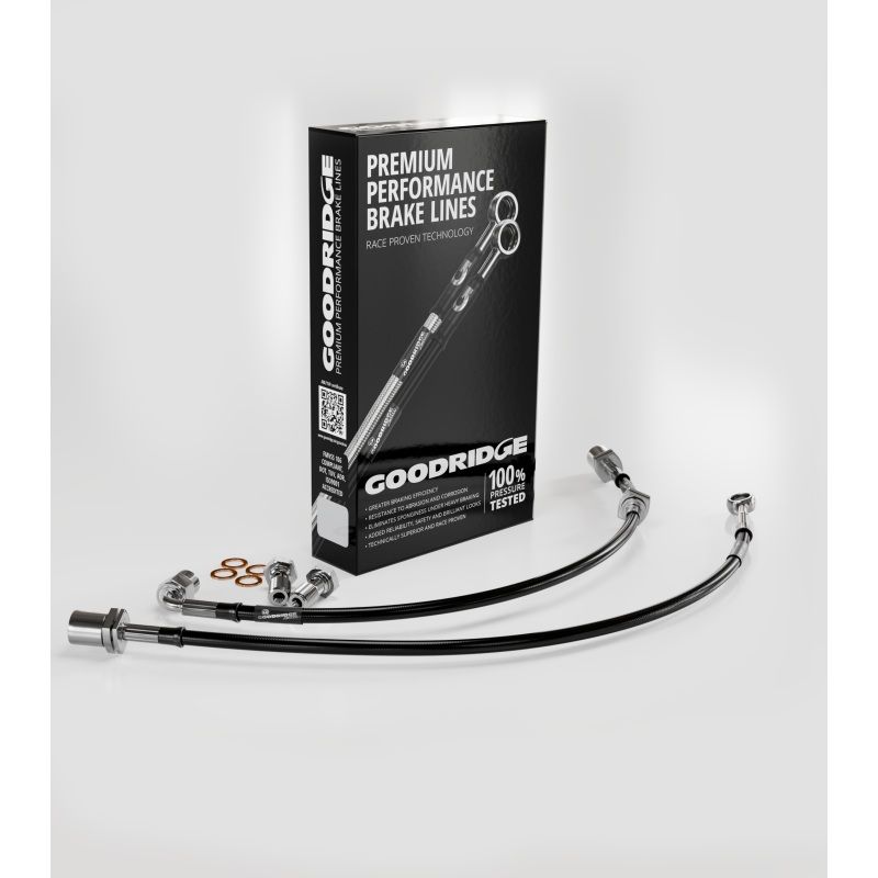 Goodridge 05-14 Ford Mustang GT/GT500 Stainless Steel Rear Brake Lines