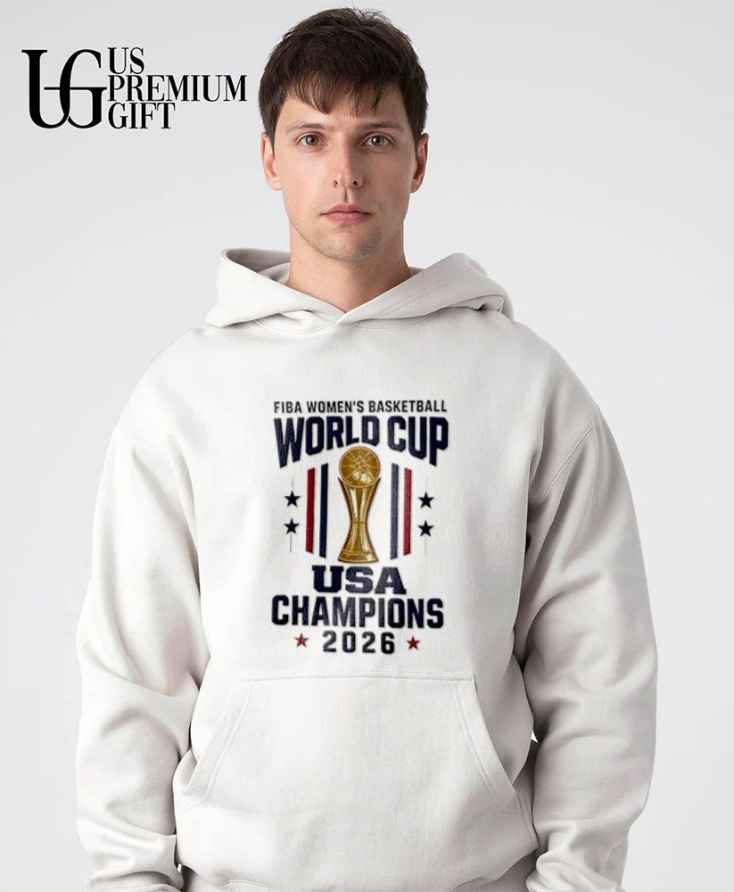 USA Womens National Team FIBA World Cup 2026 Champions trophy shirt