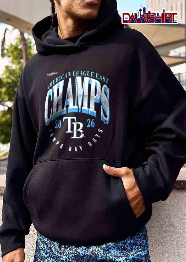 Tampa Bay Rays American League East Champs large text logo graphic 2026 shirt