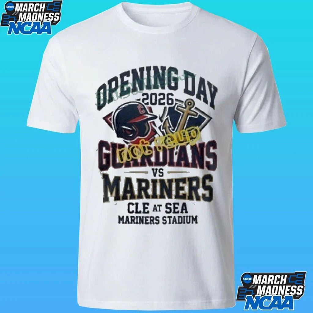 Guardians Vs Mariners Cle At Sea Mariners Stadium Opening Day 2026 Sport Shirt
