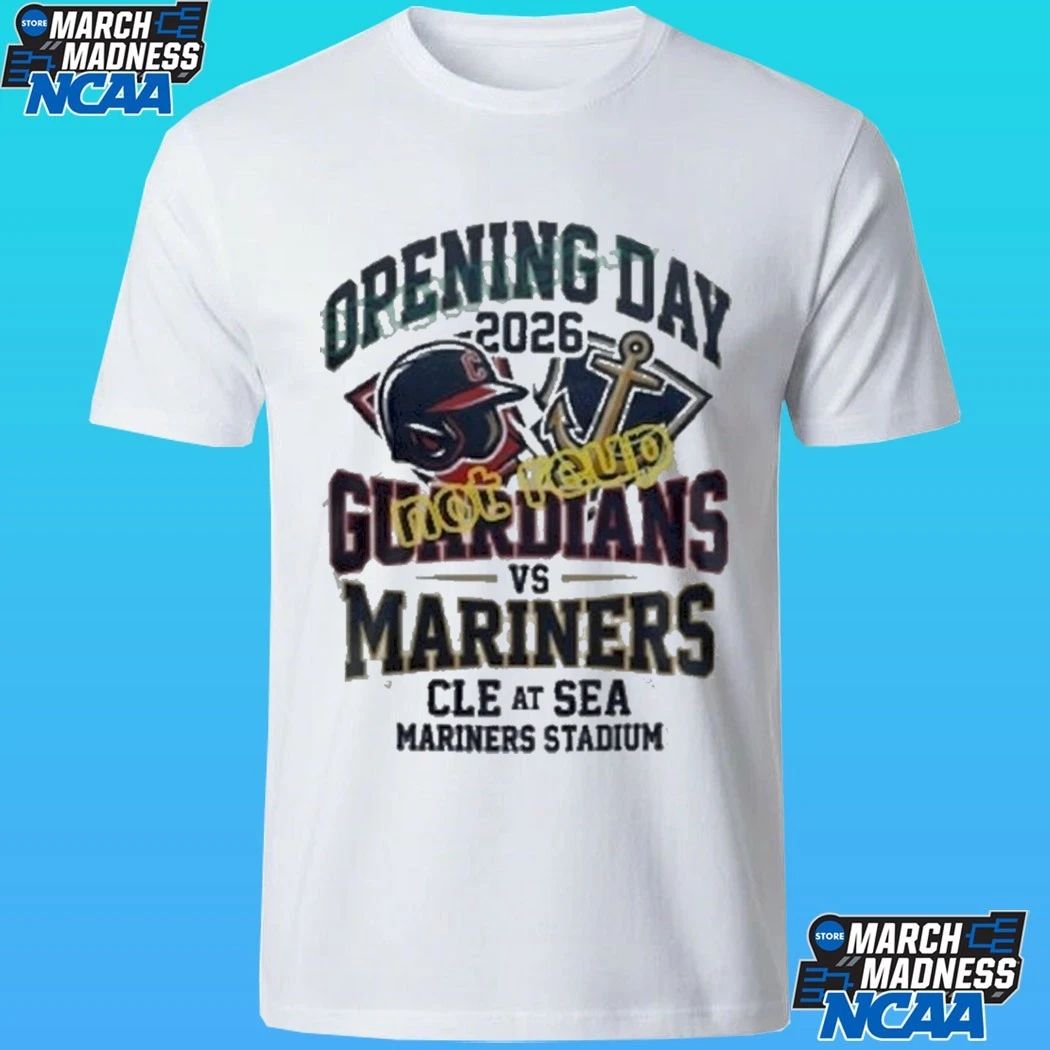 Guardians Vs Mariners Cle At Sea Mariners Stadium Opening Day 2026 Sport Shirt