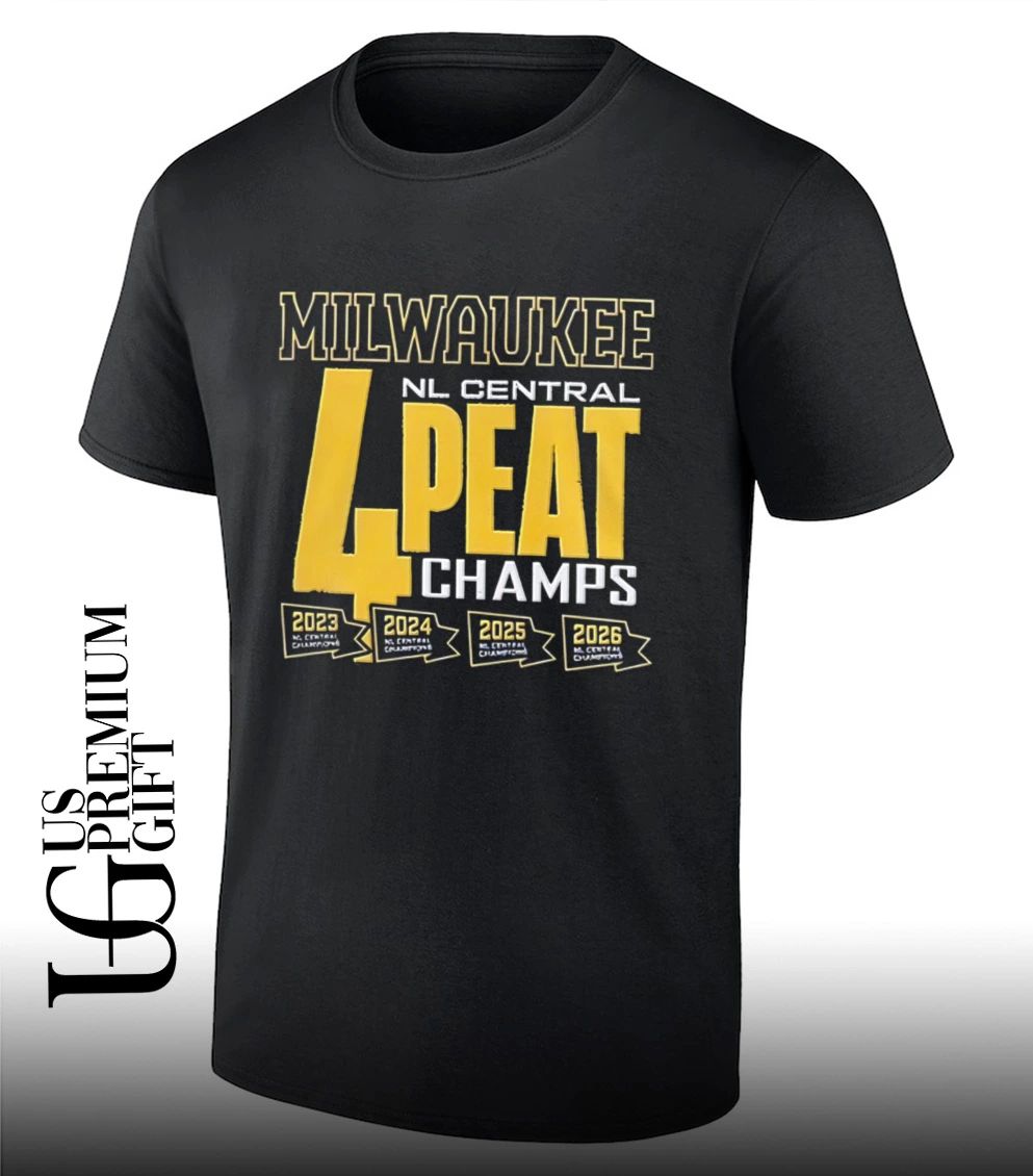 Division 4Peat NL Central Champions Milwaukee Brewers Win Our Way 2026 shirt