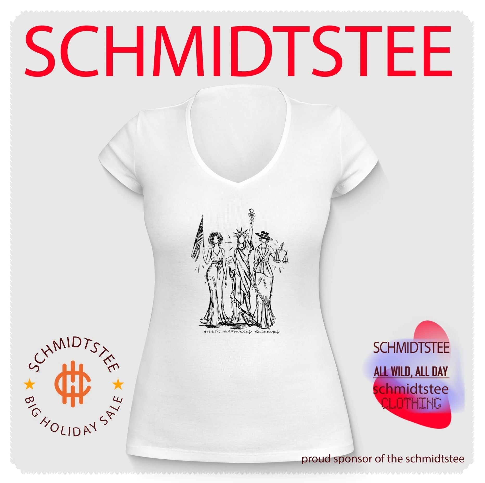 Women of Liberty Holistic Empowered Redeemed shirt