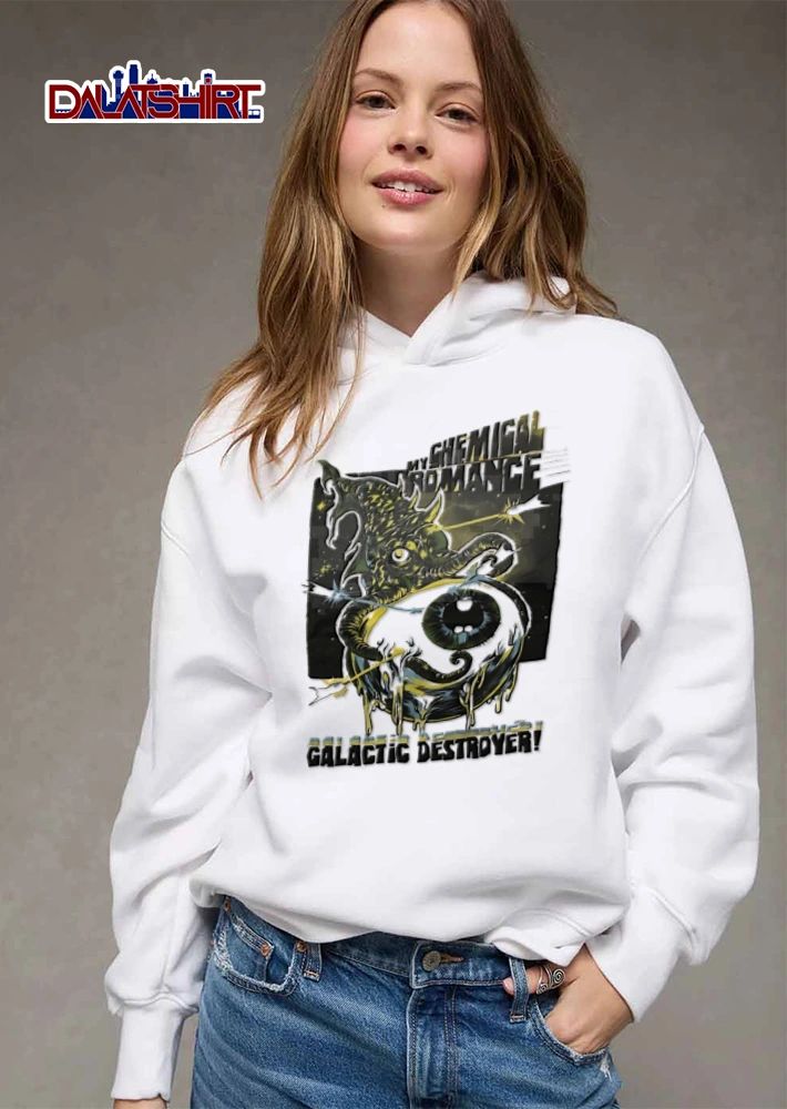 My Chemical Romance Galactic Destroyer giant squid attacking eyeball space shirt