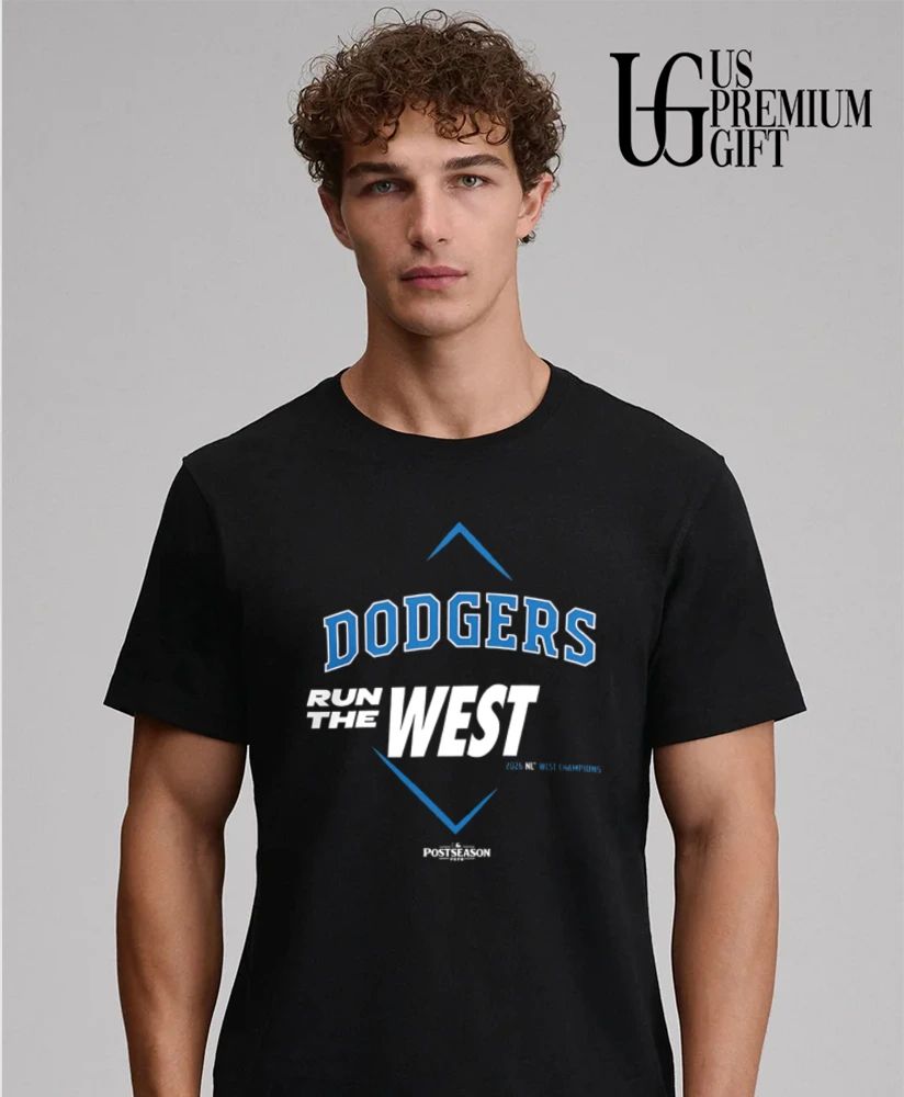 Run The West Los Angeles Dodgers 2026 NL West Division Champions shirt