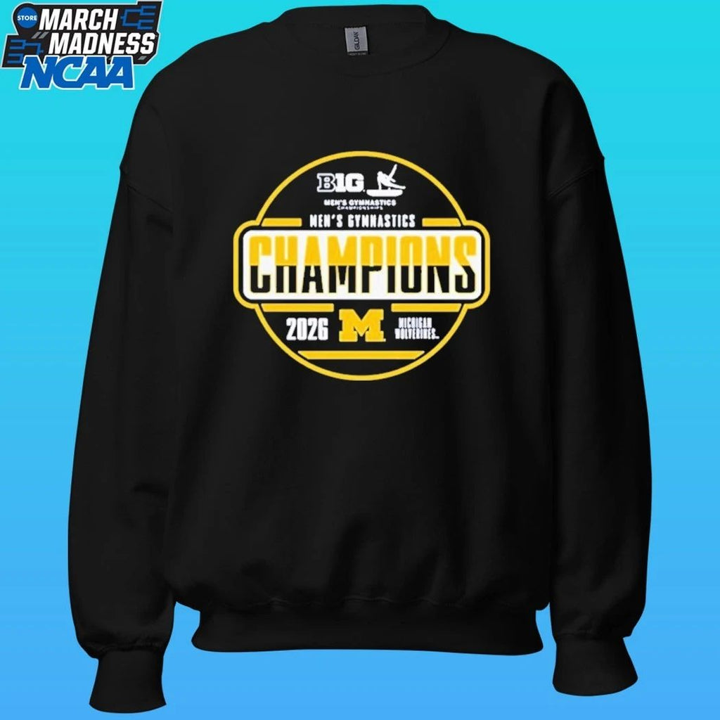 Michigan Wolverines 2026 Big Ten Men’s Gymnastics Champions Shirt