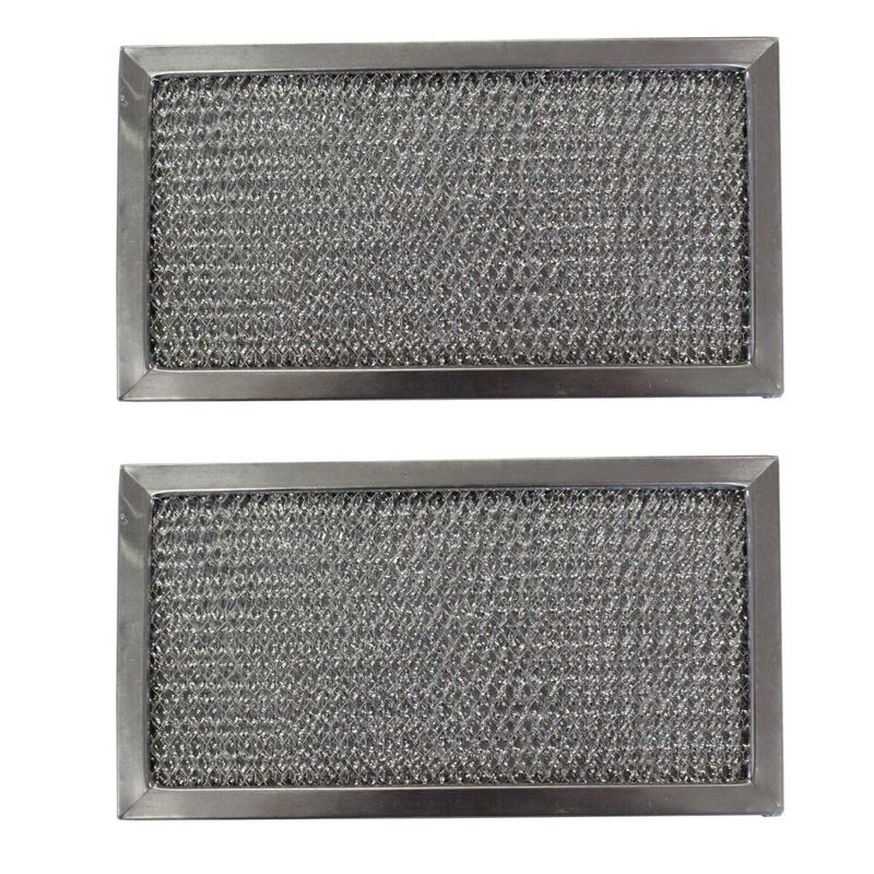 Nutone G-8561 Compatible Replacement Aluminum Filters by Filter Everything – 6 X 13-3/4 X 3/8 (2-Pack)