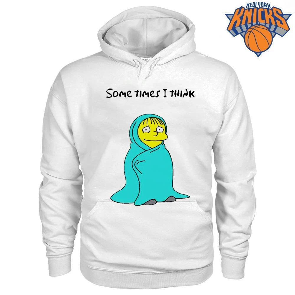 Some Times I Think Ralph Wiggum Simpsons blanket meme shirt
