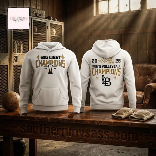 2026 Big West Men’s Volleyball Champions Official Commemorative Hoodie