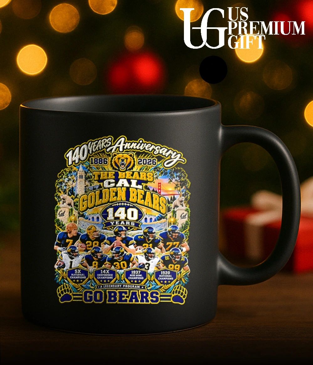 California Golden Bears 140th years Anniversary 1886-2026 go Bears shirt