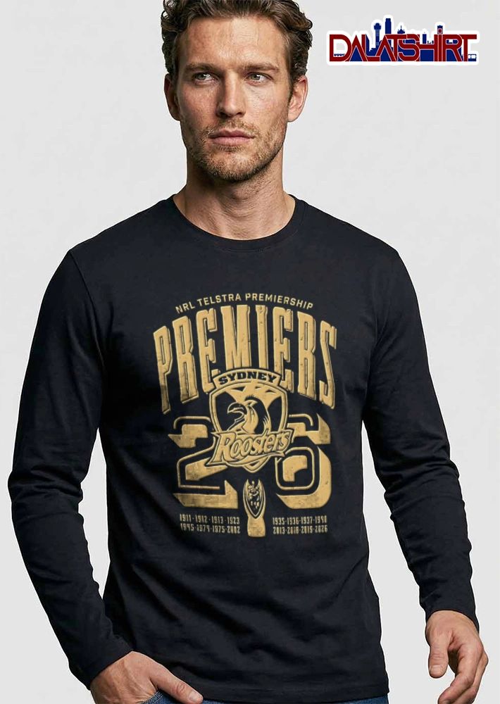 NRL Telstra Premiership Premiers Sydney Roosters 26 shirt