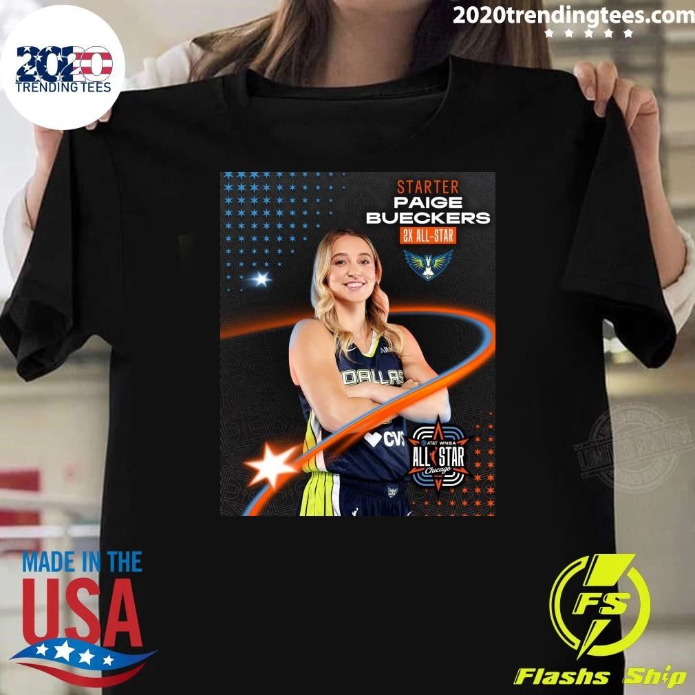 Starter Paige Bueckers Your Official 2026 AT&T WNBA All-Star Starters Shirt