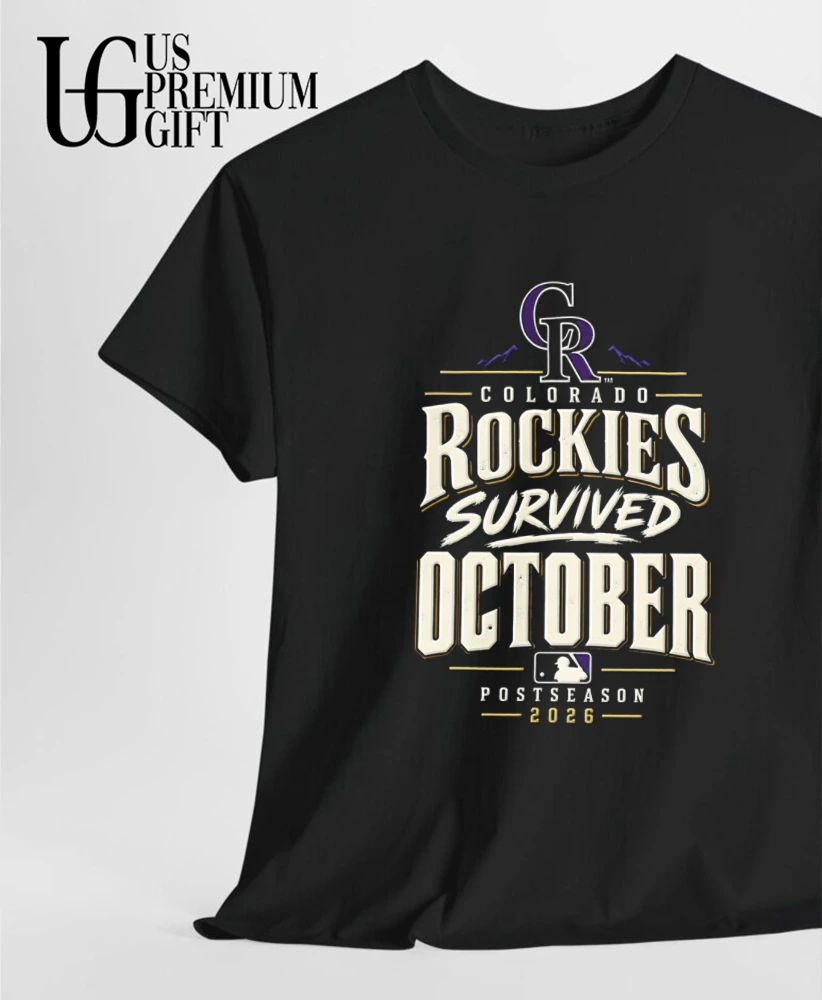 Colorado Rockies Baseball Survived October Postseason 2026 shirt